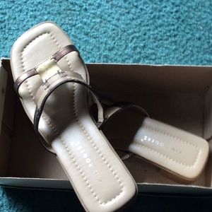 Kim Rogers low metallic tone heel